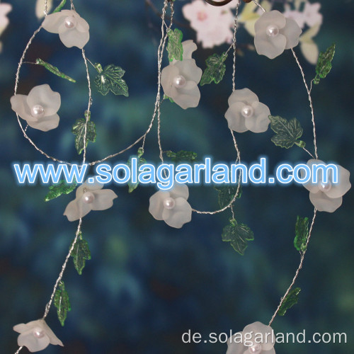 Acrylblume Perlen Garland Rope Tree Branches